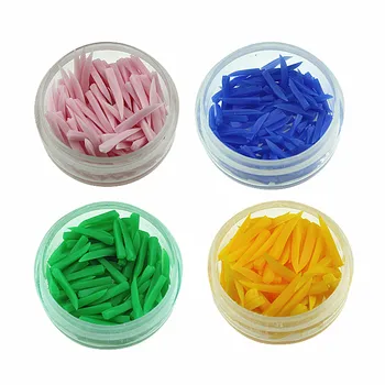 

400 Pcs Disposable Medical Dental Materials Wedges Plastic 4 Color Size Dentist Products