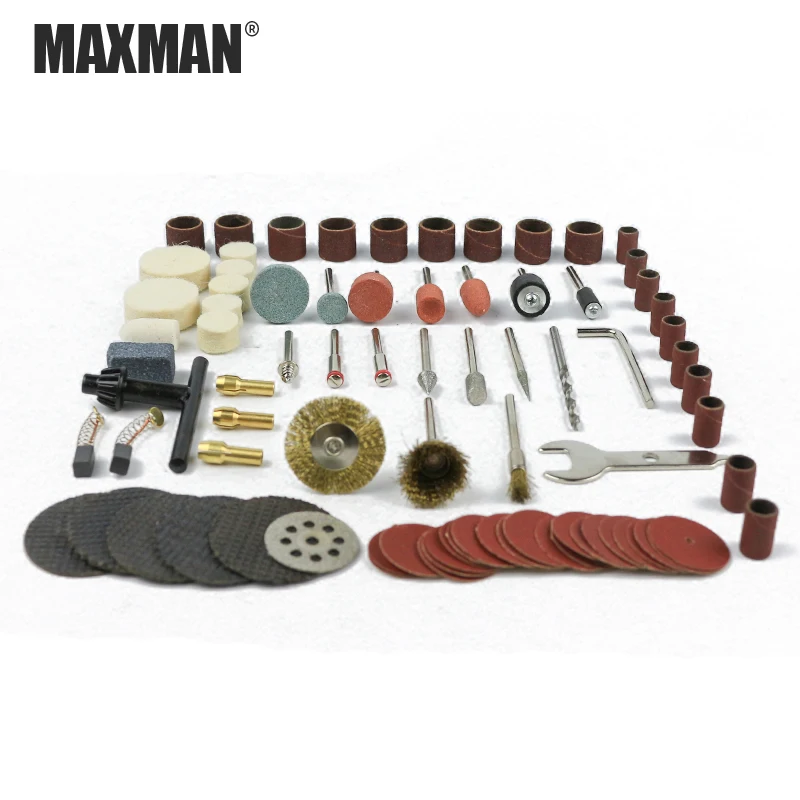

MAXMAN 90Pcs Wood Metal Engraving Electric Rotary Tool Accessory for Dremel Bit Set Grinding Polish Cutting Cut 1/8" for Dremel