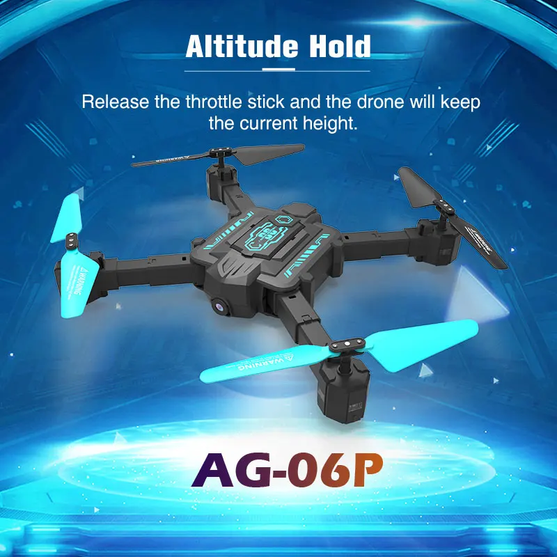 

HD 2.4G 4CH 6-Axis 720P UAV Drone Camera Sky Funny Toy Beginning Ability Quadcopter Foldable Stable Gimbal Fixed High Aircraft