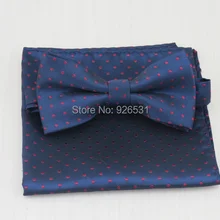 Платок галстук-бабочка соответствия/ полиэстер/Red Dot Pattern дизайн/мужская темно-аксессуары платок бантом