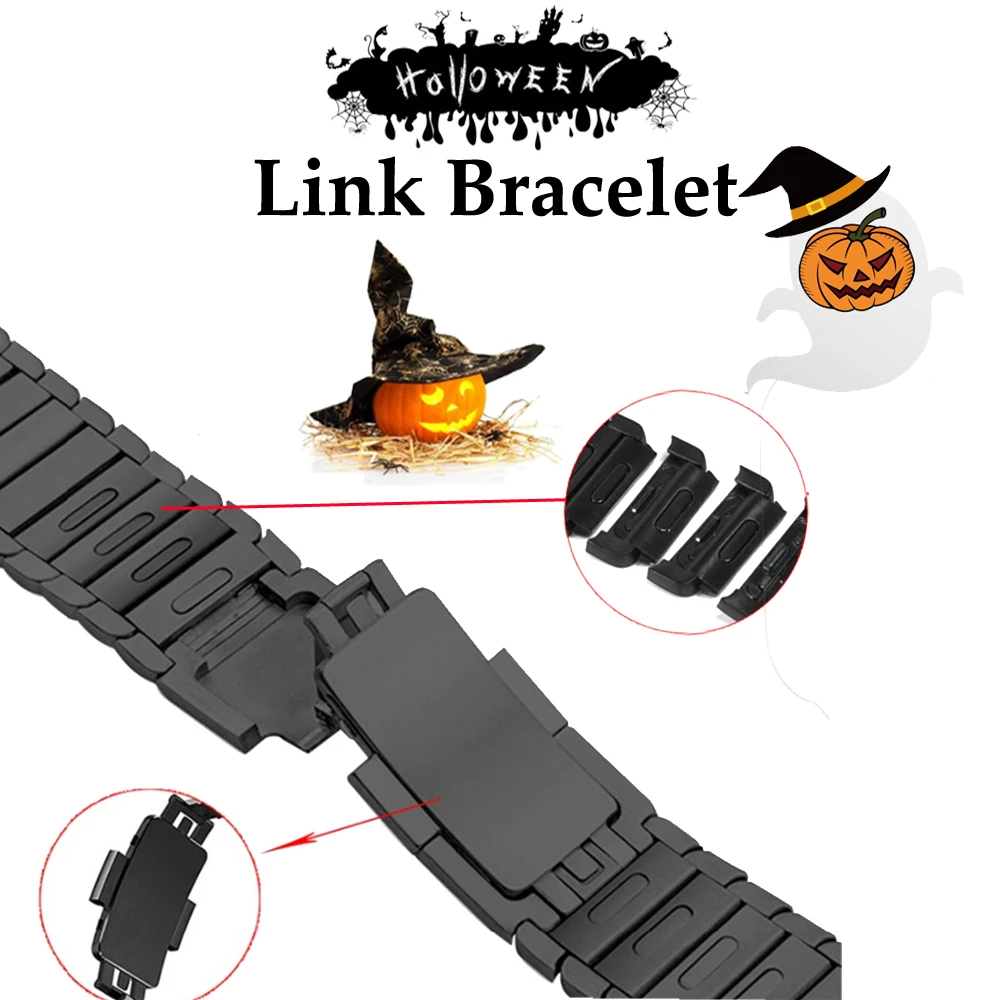 

Link Bracelet strap For apple watch band 4 3 iwatch 42mm 38mm 44mm 40mm correa pulseira Apple Watch 4 3 2 1 stainless steel belt