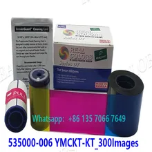 10 штук 535000-006(совместимый) YMCKT-KT_ 300 Imagesfor CD800 CP60 CP80 Datacard Ribbon