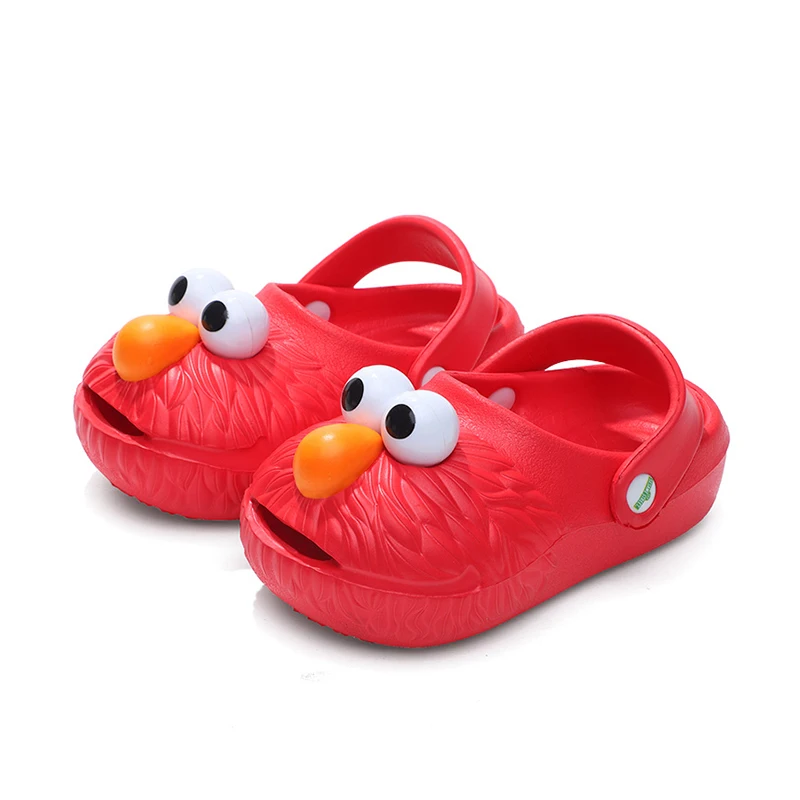 Shoes Kids Mules Clogs Summer Boys Girls Flat Sandals Cartoon Beach Croc Fit charms/Flip Flops Slippers Hollow Children Shoes