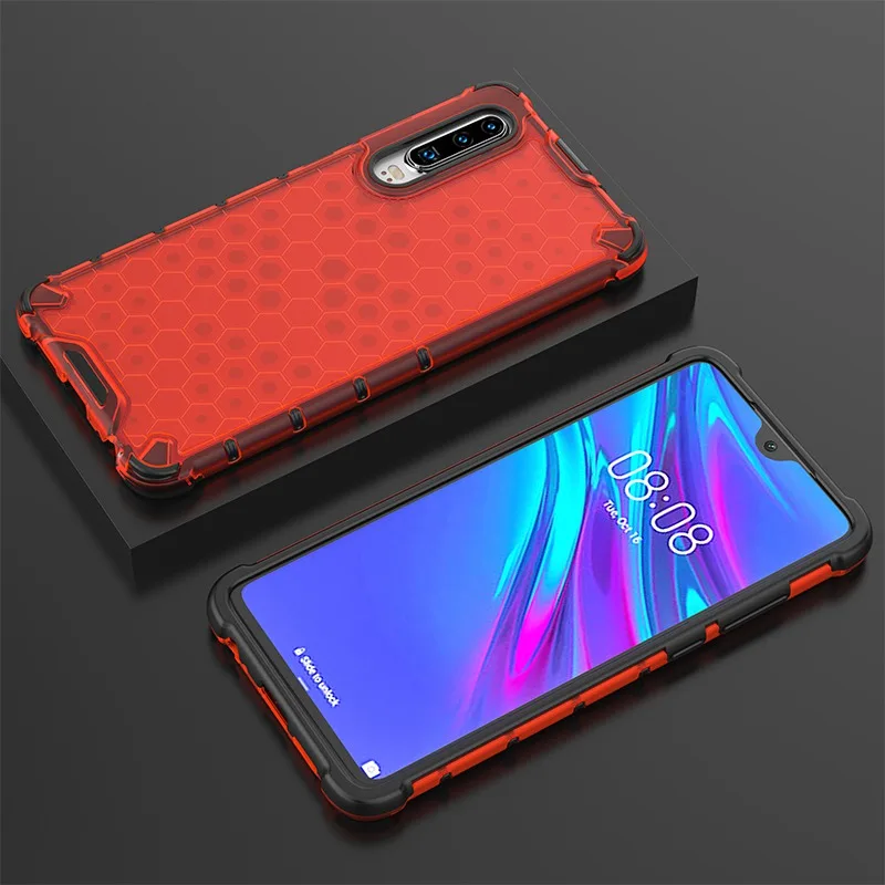 Гибридный армированный чехол из ТПУ и поликарбоната для Huawei P30 Pro Lite Mate 30 20 20X Honor V20