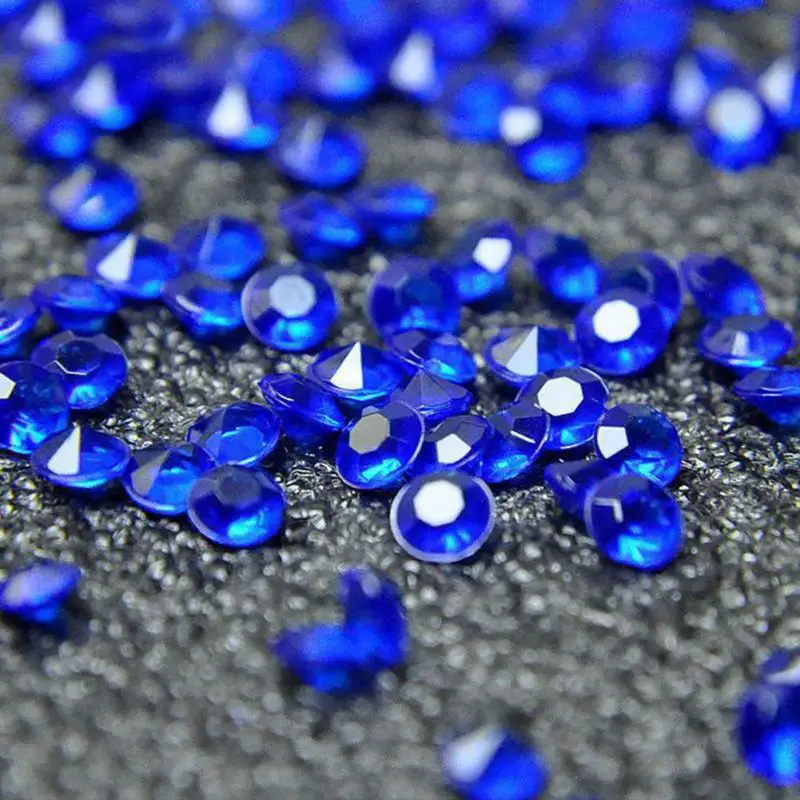 1000 шт 4,5 мм свадебные украшения, алмазные конфетти, Разбрасыватели конфетти для стола, прозрачные акриловые кристаллы, центральная часть, вечерние принадлежности для мероприятий - Цвет: dark blue
