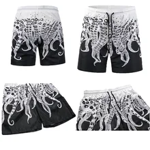 Высококачественные мужские модные штаны для отдыха Размер пляжные креативные плавки для плавания с осьминога шорты купальный костюм Sunga masculina