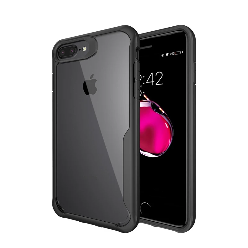 

1Pcs Luxury Mobile Phone Cases for iPhoneX/XS/XR/XSMax Transparent silicone Drop Protection Case