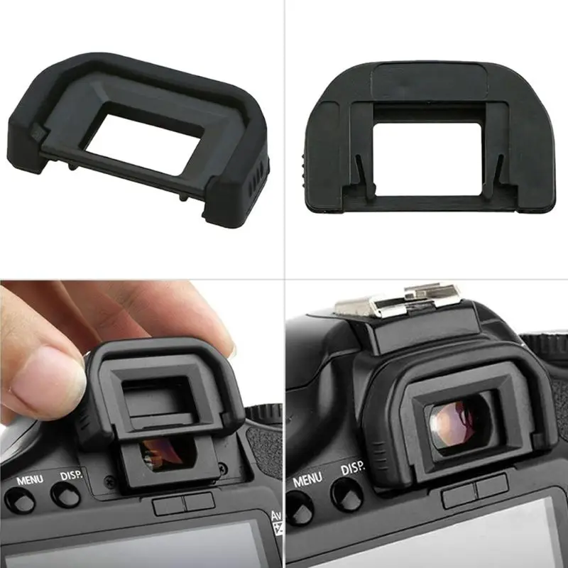 Черный наглазник видоискатель EF для Canon EOS 300D 400D 500D 550D 600D 1000D 1 шт.|Крышки объектива|