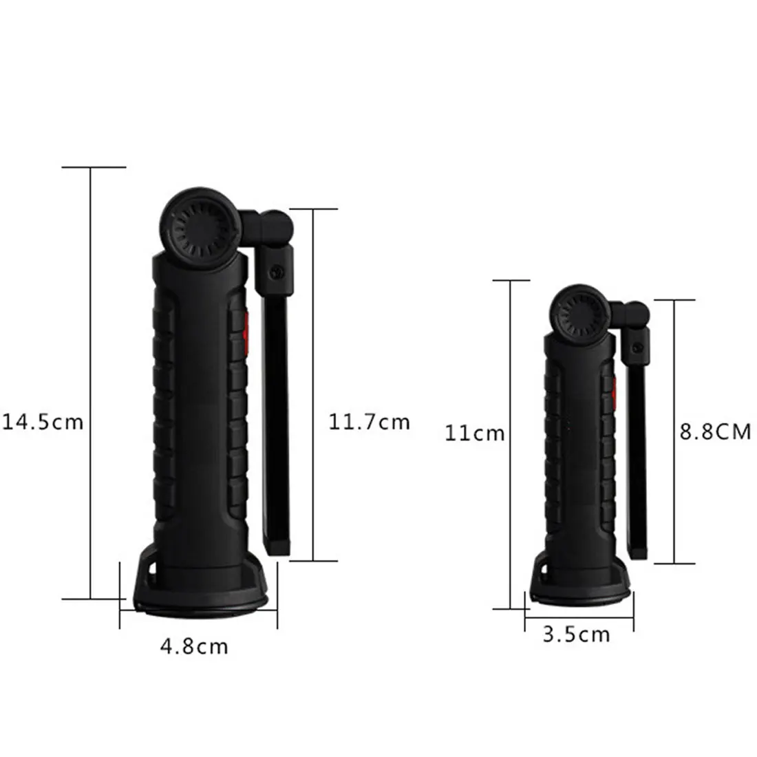 Портативный фонарик Открытый Кемпинг рабочий факел высокого качества светодиодный светильник USB Перезаряжаемые встроенный Батарея светодиодный свет с магнитом