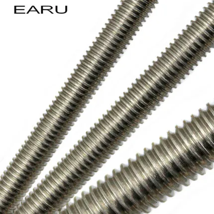 

1 piece M14*1000mm 316 Stainless Steel Wire Through Metric Rust Screw Teeth Screw Bolt Extension