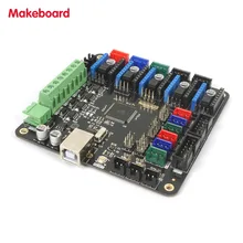 Micromake 3D Части Принтера Makeboard Pro 3D Принтер Основная Плата Поддержка Heatbed Совместимость с Пандусами 1.4