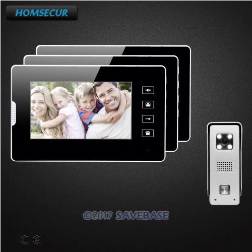 

HOMSECUR 7inch Wired Video Security Door Phone with IR Night Vision for Home Security