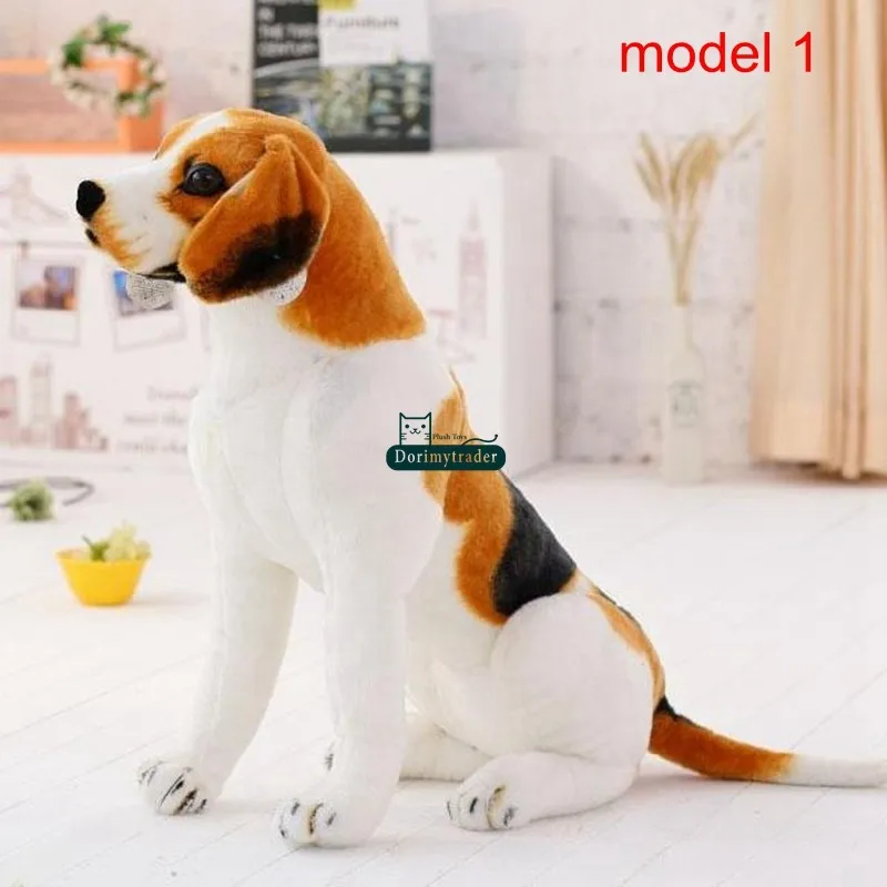 Dorimytrader  35'' 90cm Lovely  Animal Dog Stuffed Large Plush Soft Emulational Dog Toy 2 Models Free Shipping DY60969 (15)