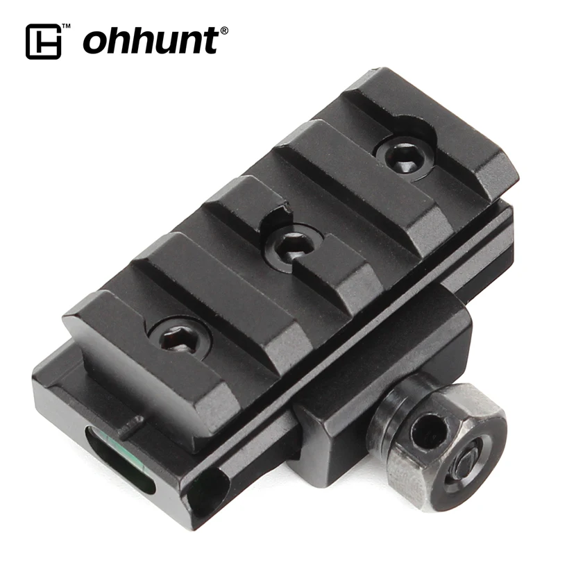 Ohhunt 44 мм длинный тонкий Picatinny Riser Mount с 4 слотами и винтом уровня Quick Release