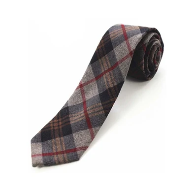 JEMYGINS высококачественный хлопок 2,4 ''обтягивающий клетчатый однотонный кашемировый галстук шерстяной мужской галстук для молодежной рабочей встречи - Цвет: 28