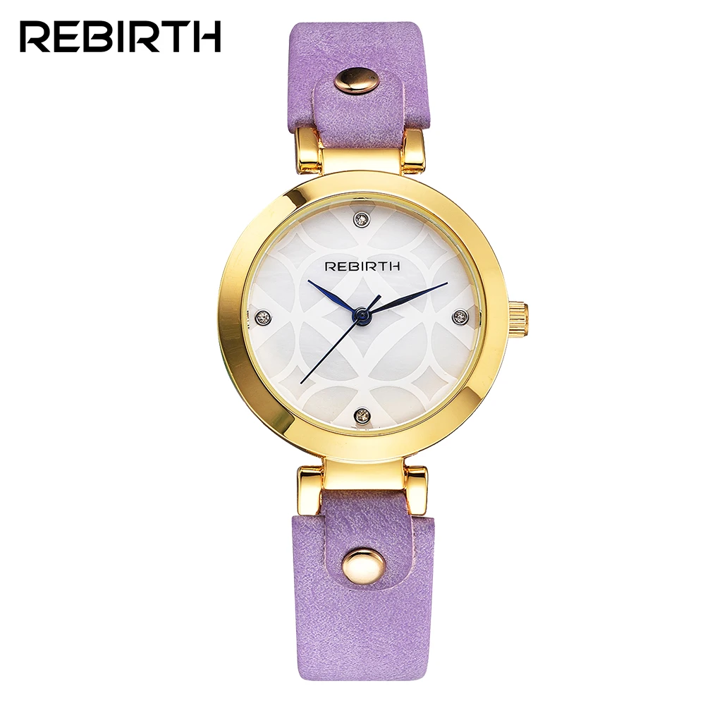 

2018 New Rebirth Fashion Casual zegarek damski quartz bracelet lady wristwatches relogio feminino military Water Resistant gift