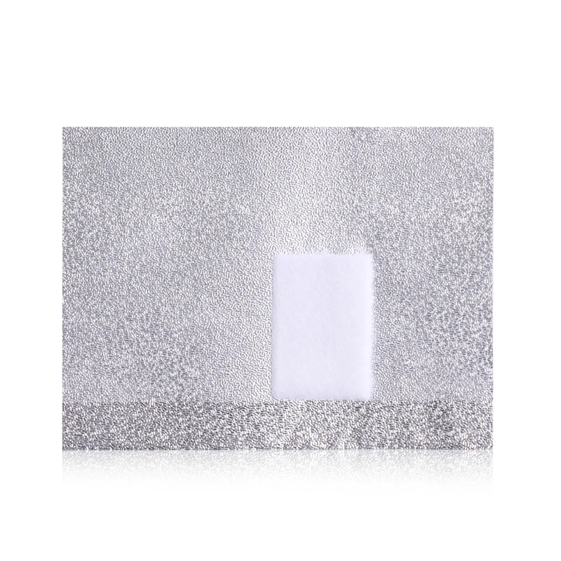 100PCs  Nail Art FOIL Polish Removal -FOIL GEL WRAPS REMOVER SOAK OFF ACRYLIC,10.5*8.5CM/pcs Foil Nail Removal Wraps 5
