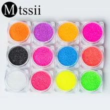 Mtssii 3D 1 коробка голографический блестящий для ногтей порошок Сияющий сахар блеск для ногтей Пыль порошок дизайн ногтей украшения эффект