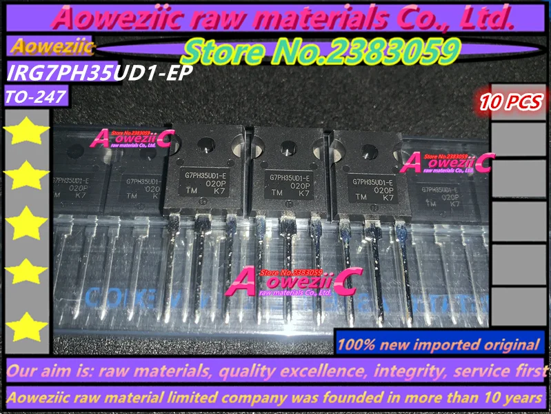Aoweziic новая импортная оригинальная IRG7PH35UD1-EP G7PH35UD1-E-247 с изолированным затвором(IGBT) полевого транзистора 1200V 50A