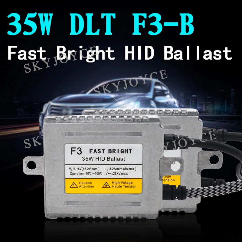 SKYJOYCE 10 шт. F3 Быстрый яркий HID тонкий балласт 12 в 35 Вт старт цифровой фотоэлемент
