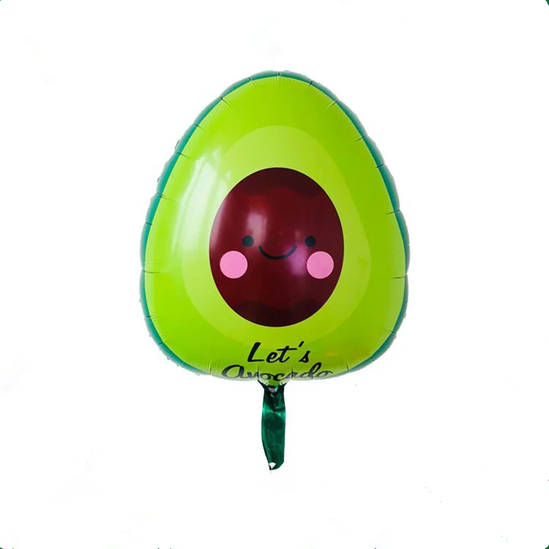 5pcs fiesta party decorations globos Mexico avocado foil balloons birthday air balloons baby shower party decoration ballons (2)