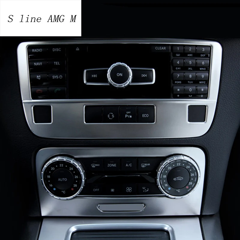 Для Mercedes Benz GLK class X204 внутренняя отделка кондиционера CD панель управления Стикеры