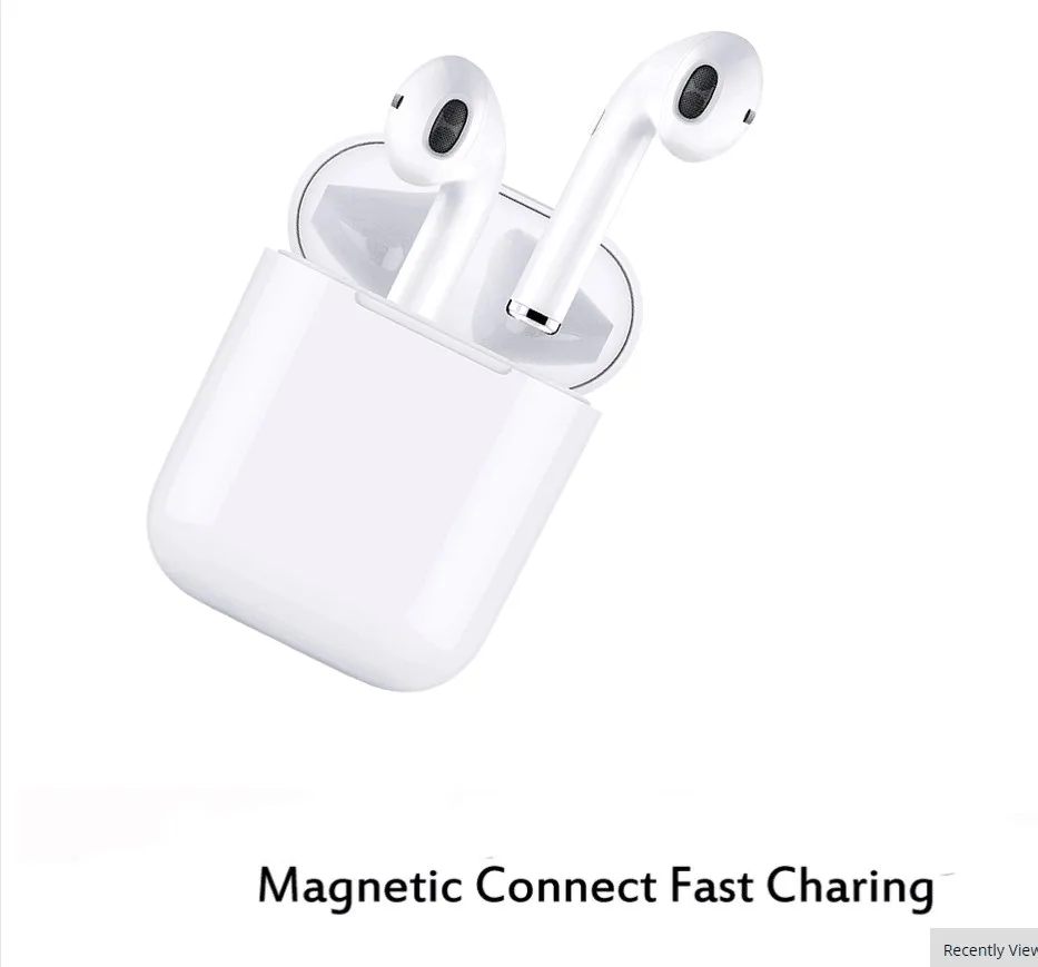 AZN i8s/i8x/i9/i9s/i10 TWS зарядная коробка беспроводные bluetooth наушники с микрофоном для iPhone