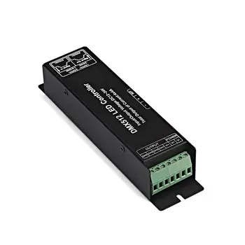 

DMX512 4 Channels 16A LED Decoder DC12V-24V DMX 512 Controller LED RGB RGBW Digital Display Controller