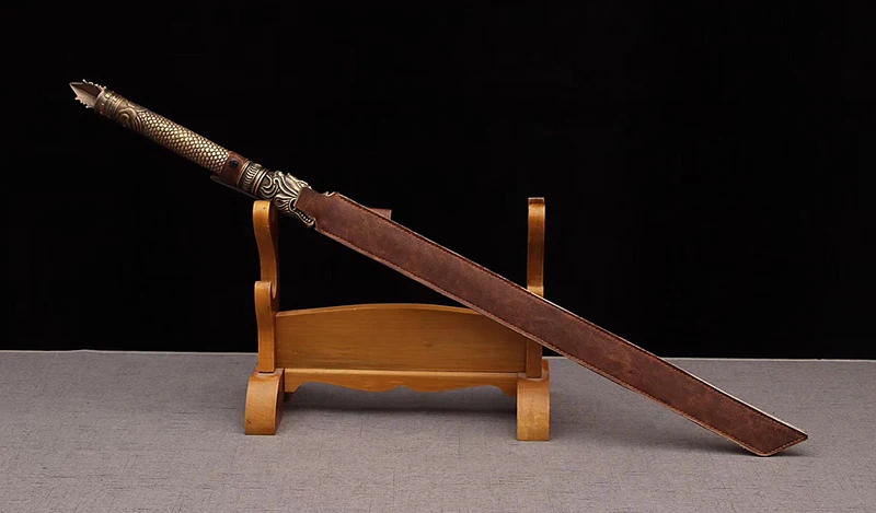 

Tang Dynasty Blade Hand-made T10 steel folded Copper Handle Functional real Sword Japanese Samurai Sword Katana