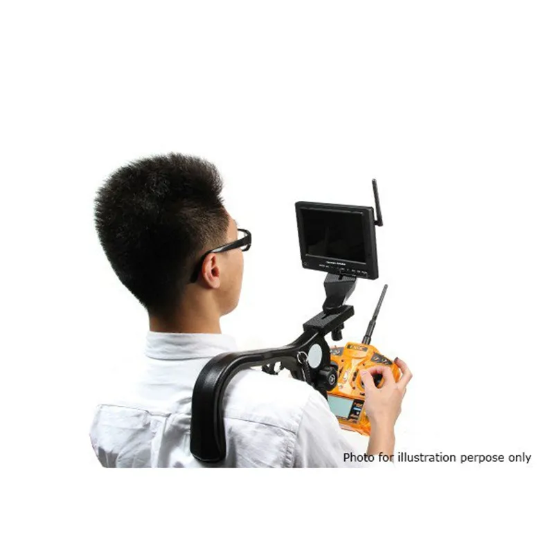 

FPV Shoulder Mount Fixed Bracket Base Stand Hands Free For DV Camera Monitor For RC WIFI FPV Drone RC Models Toys Equipment