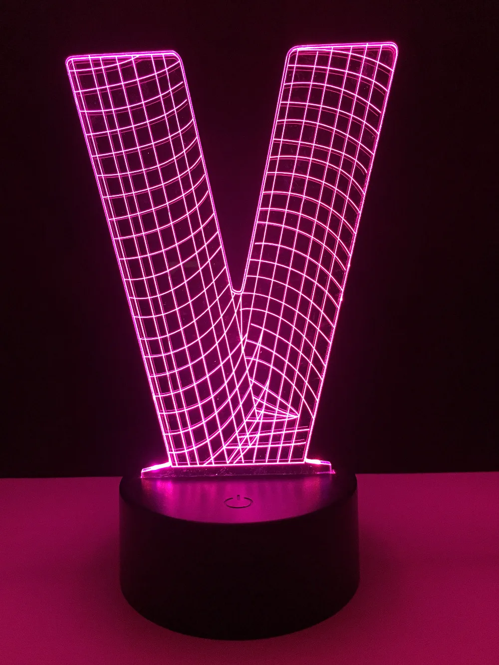 Удивительный 3D светодиодный светильник 26 букв алфавита A-Z многоцветный градиент прикроватный стол ночной Светильник прикроватный домашний декор DIY подарок