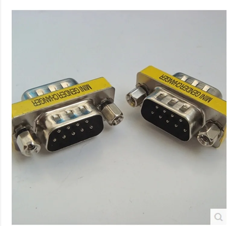 

9-pin dual-port serial to male to male VGA 9-pin DB9 Extender RS232 through