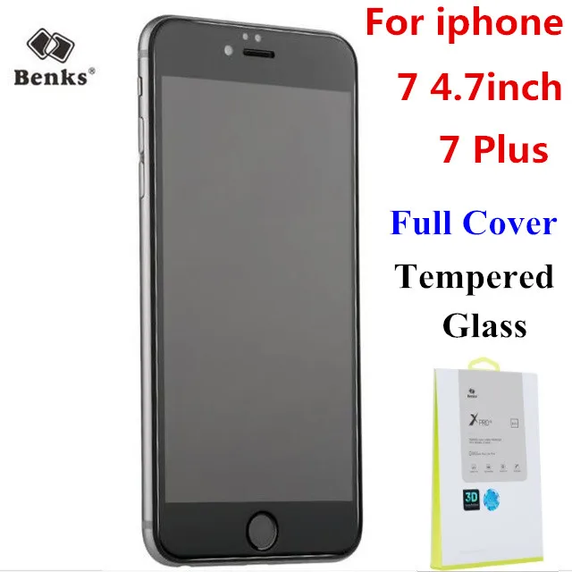 bilder für Original benks xpro + sapphire beschichtung 3d voll abgedeckt gehärtetem glas displayschutzfolie für apple iphone 7/7 plus bilder für Original benks xpro + sapphire beschichtung 3d voll abgedeckt gehärtetem glas displayschutzfolie für apple iphone 7/7 plus