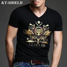 Summer High quality Printed Men T shirt Fashion Hip Hop Tee Tops Luxury Brand font b