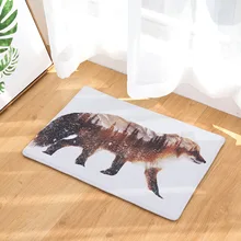 CAMMITEVER Лесной Волк ковер с принтом Ванная комната Кухня вход нескользящая дверь коврик 40X60 см/50X80 см внутренние и наружные коврики для дома