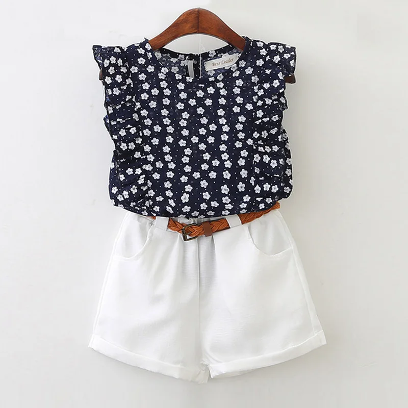 

Kids Girls Clothing Sets Summer Style Brand Baby Girls Clothes short Sleeve T-Shirt+Pant 2Pcs Children Clothes Suits