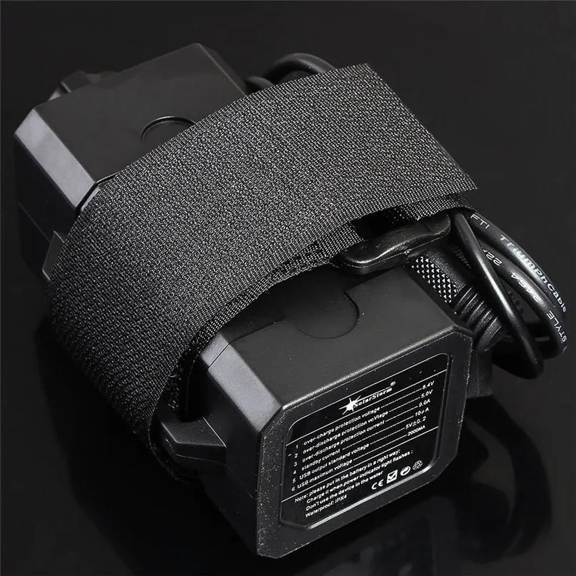 Practical Bicycle LED Light Waterproof Battery Case Bike LED Light Waterproof Battery Case Box 8.4V 4x18650 #2M30 (7)