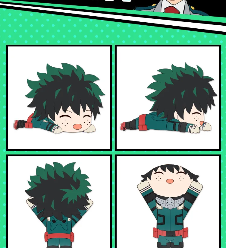 1" Boku No My Hero Academia Nitotan Todoroki Shouto Bakugou Katsuk Midoriya Izuku плюшевые игрушки куклы Косплей Мягкие папа плюши