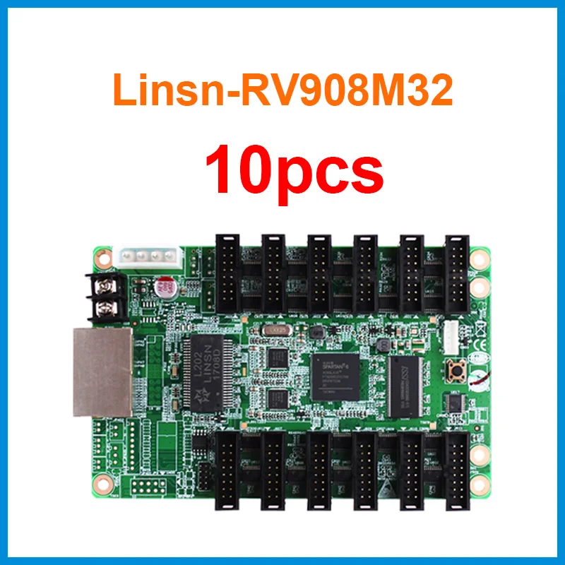 Linsn карта управления светодиодный экран приема rv908m32 для p2.5 p3.91 p5 p6 внутренняя