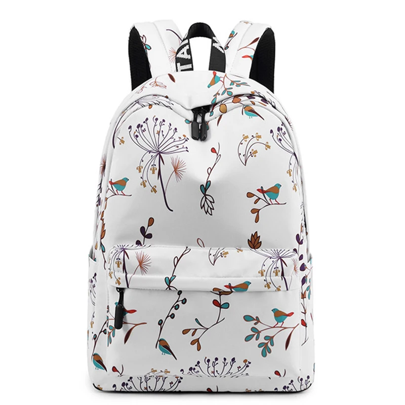

Casual Waterproof school Backpacks Flower Printing Travel bag Women Backpack Girls College Laptop school bags sac a dos mochila