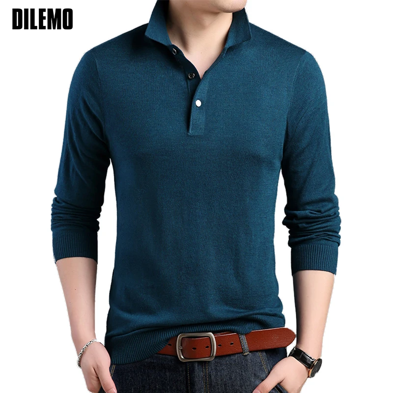 polo negro manga larga niño