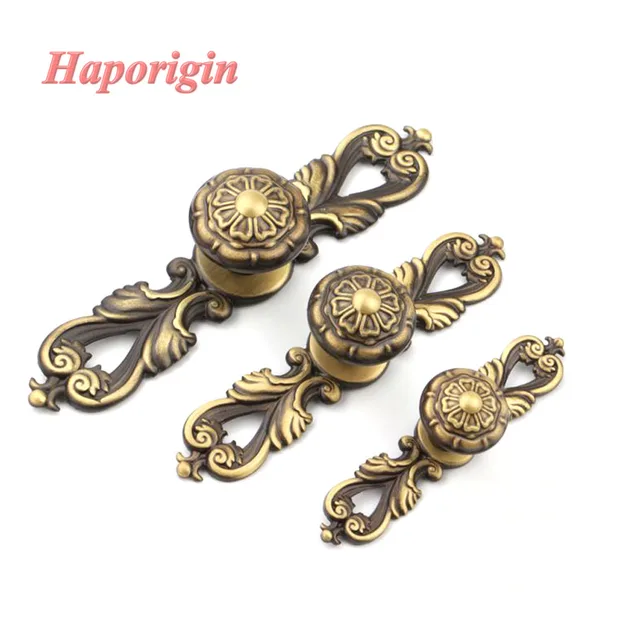 solid brass antique cabinet handle eurostyle vintage furniture knobs