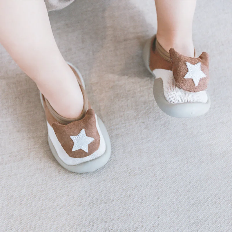 

Cartoon Animal Fox Cat Short Baby Socks with Rubber Soles Kids Sock Shoes Infant Girl Boy Stuff Tiny Cottons 2019 High Quality