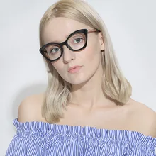 Vazrobe Для женщин очки розового и белого цвета очки женские предписанные оправы очков Солнцезащитные очки "кошачий глаз" Винтаж Nerd точки для Для женщин Дамская