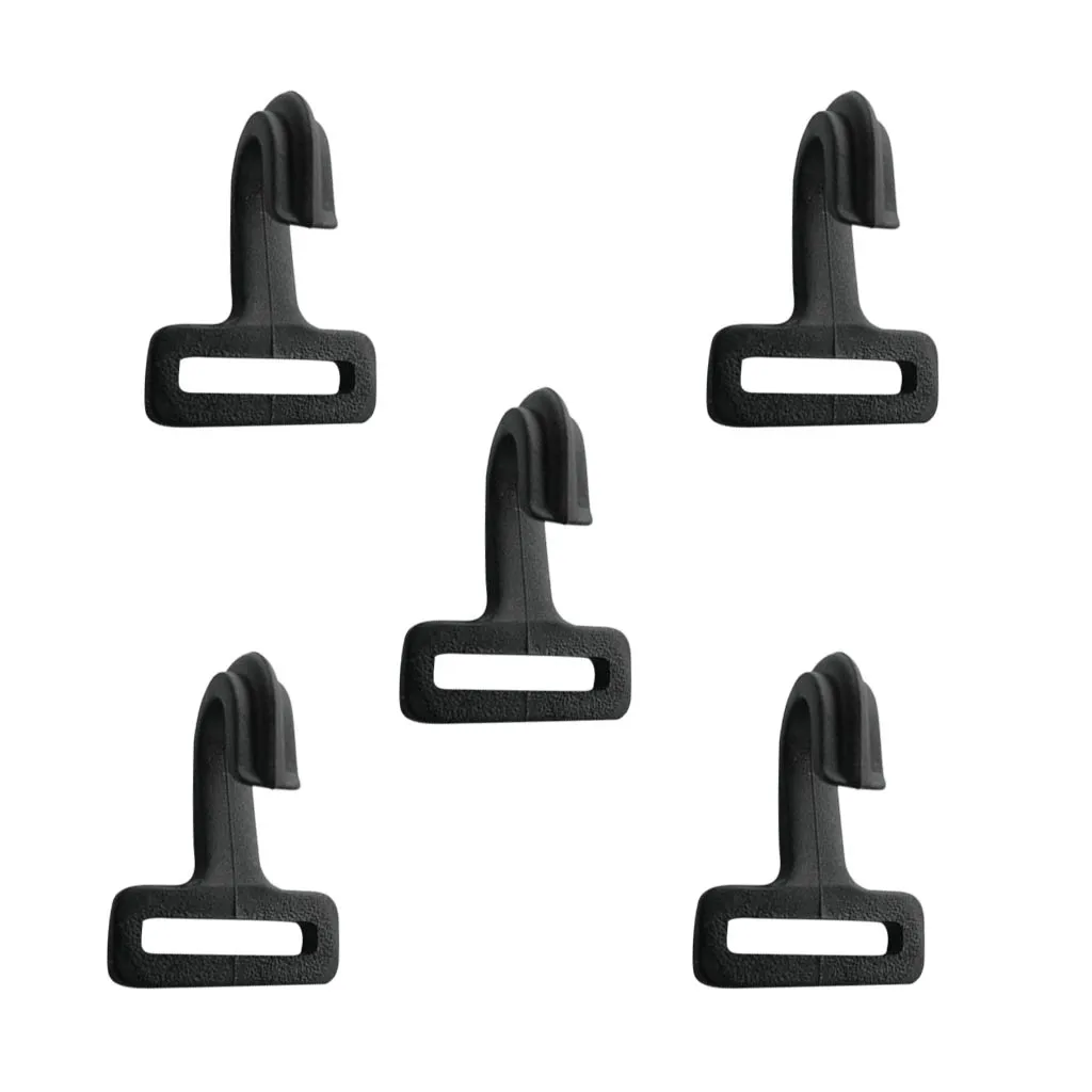 5 Pieces Plastic Outdoor Camping Caravan Inner Tent Pole Hook Lantern Lamp Hanging Hanger Awning Pole Clips Accessories