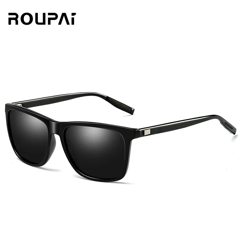 Солнцезащитные очки ROUPAI поляризационные uv400 для мужчин и женщин винтажные