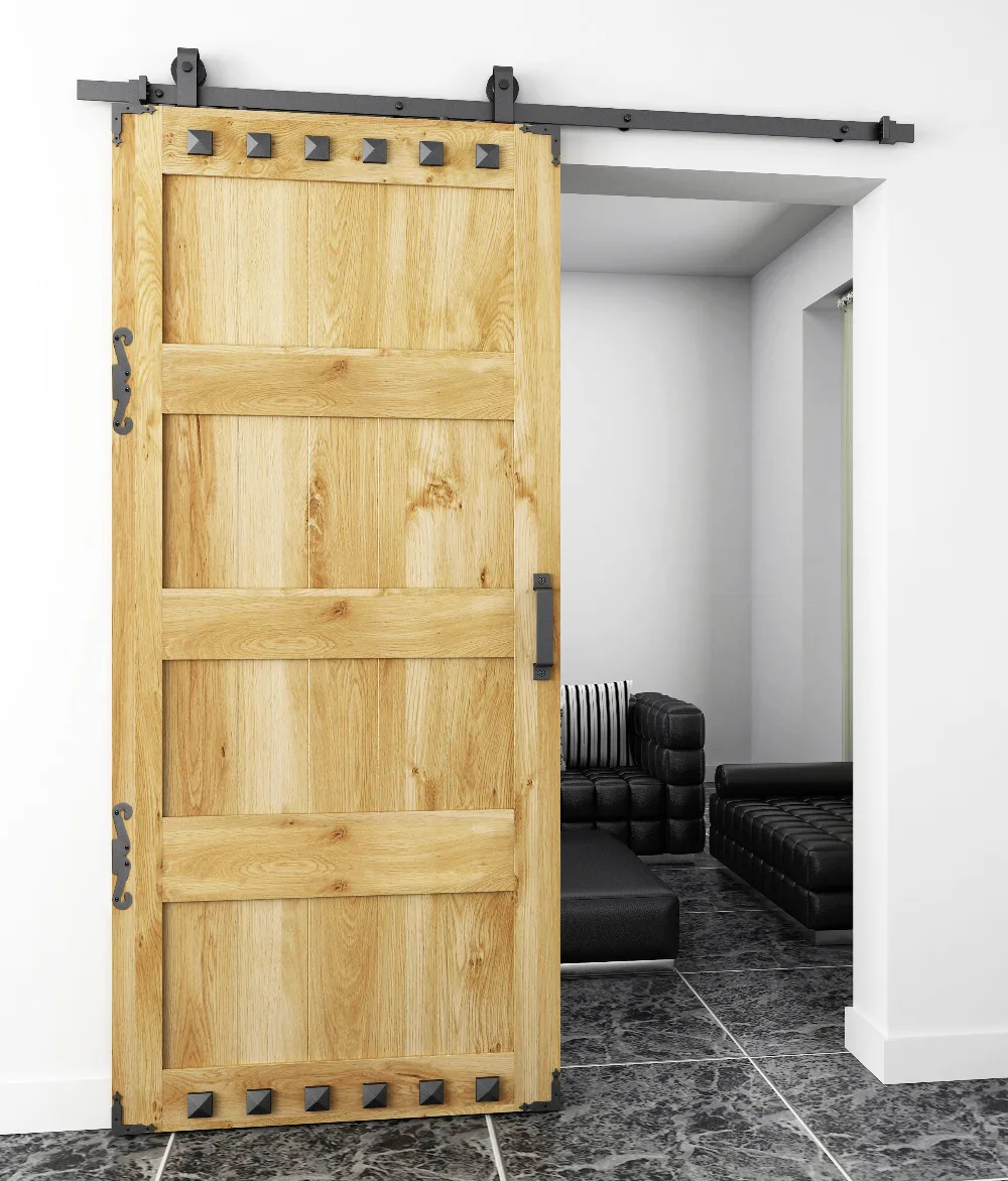 DIYHD 114 мм раздвижные двери сарая декоративные петли оборудования сарая плиты двери Ложные гиппокамп петли
