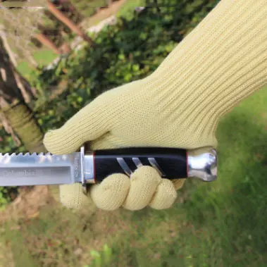 Обрезка инструменты Urijk порезостойкие перчатки с длинным рукавом кевлар укрепляет высокотемпературные перчатки Защитная безопасность