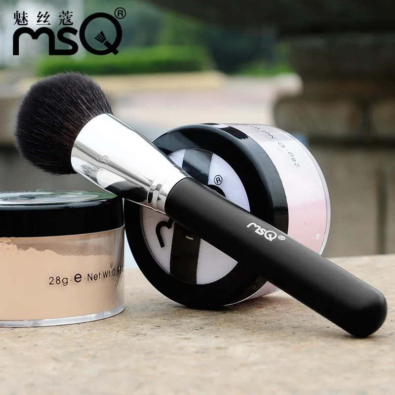 Portable Brush Cosmetics Loose Powder Brushes Women Single Soft Goat