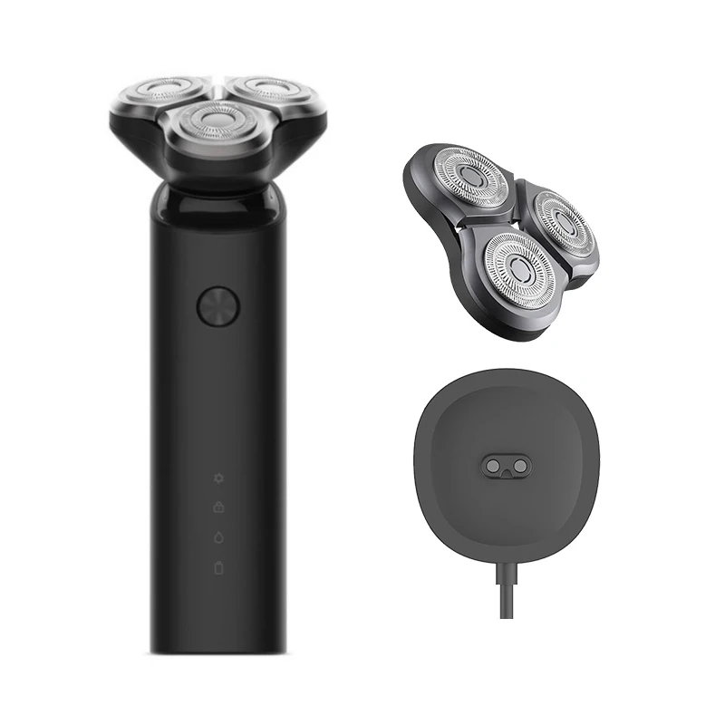 2019 nuevo Xiaomi Mijia máquina de afeitar eléctrica 3 cabeza Flex seco mojado afeitado lavable principal Sub-de doble cuchilla Turbo + modo Comfy Clean